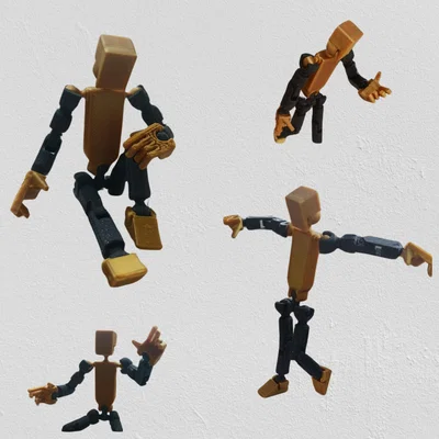 Articulated Man articulated – Nhân vật khớp nối dễ in, cứng khớp