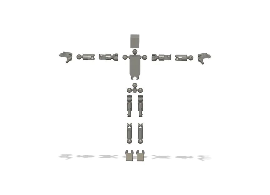 Articulated Man articulated – Nhân vật khớp nối dễ in, cứng khớp - Image 10
