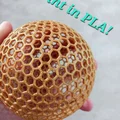 Bóng rổ Airless (Airless basketball) mini in PLA - Thumbnail 1
