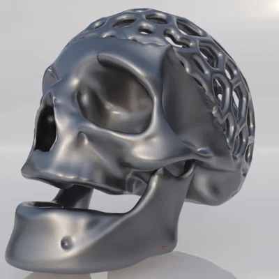 Voronoi skull skull