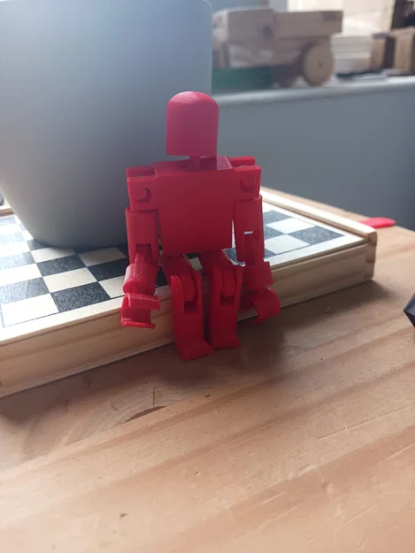 Flexi Man: Mô hình Robot in 3D linh hoạt cầm bút siêu đáng yêu - Image 3