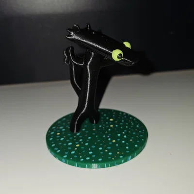 Mô hình rồng Toothless nhảy múa siêu đáng yêu (File STL cho in 3D FDM)