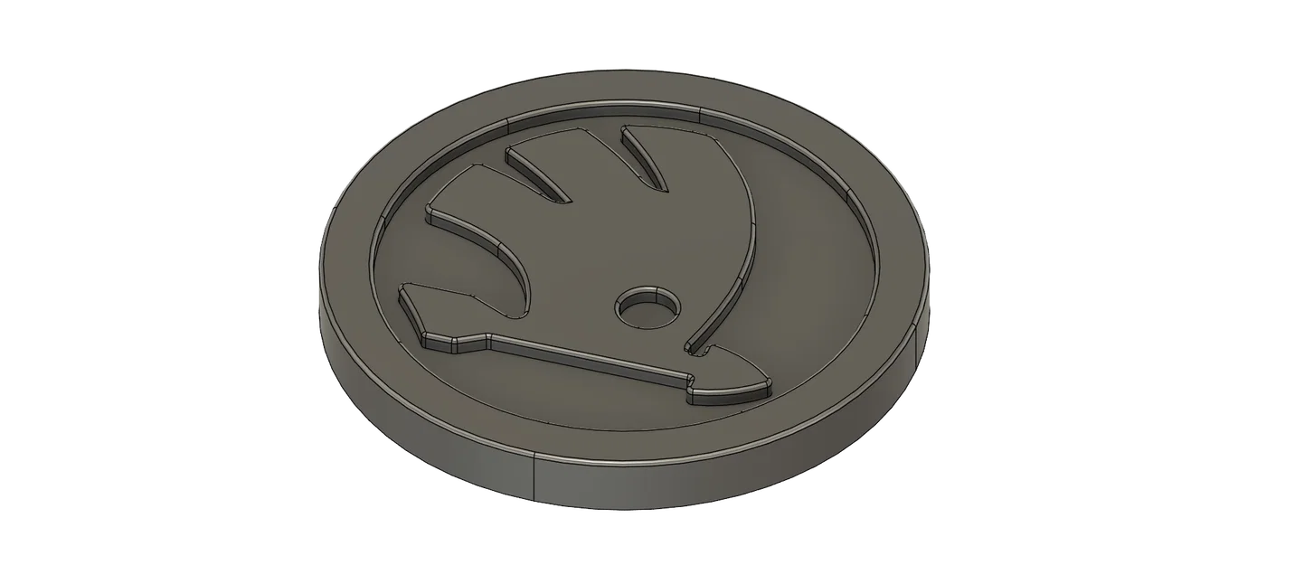 Mô hình logo Skoda 3D trang trí đẹp mắt - Image 1