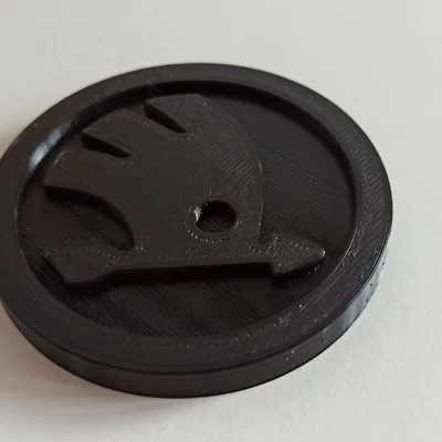 Mô hình logo Skoda 3D trang trí đẹp mắt