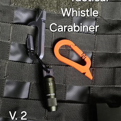 V2.0 Còi Tactical dạng Carabiner (Print-in-Place)