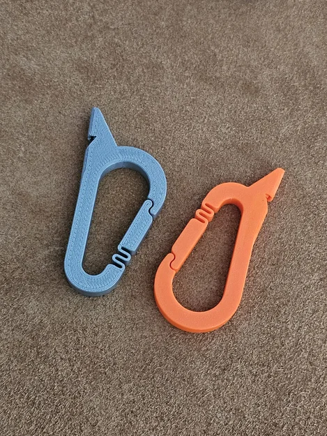 V2.0 Còi Tactical dạng Carabiner (Print-in-Place) - Image 2
