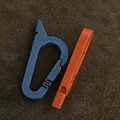 V2.0 Còi Tactical dạng Carabiner (Print-in-Place) - Thumbnail 3