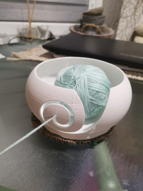 Tô/khay giữ cuộn len ổn định cho đan móc (3 phiên bản) - Image 2