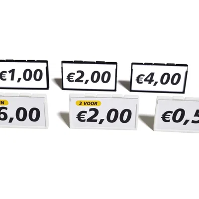 Kệ để thẻ giá, bảng tên mini (Label stand) - Dễ in 3D, không cần support