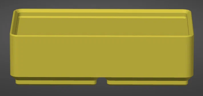 Mẫu template khay lưu trữ Gridfinity 2x1x2 chuẩn xác - Image 1