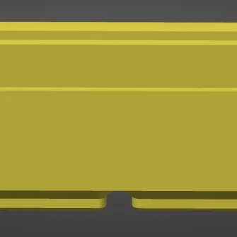 Mẫu template khay lưu trữ Gridfinity 2x1x2 chuẩn xác