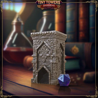 MONOLITH DICE – Tiny Dice Tower (Support Free!)