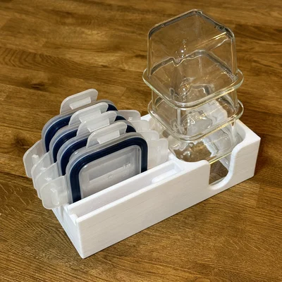 Khay 3D đựng hộp thực phẩm Ikea 365+ 180ml ngăn nắp