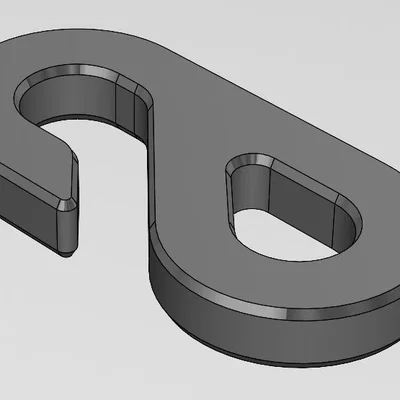 Móc treo chữ S (S-HOOK) đa năng - Tải file STL in 3D miễn phí