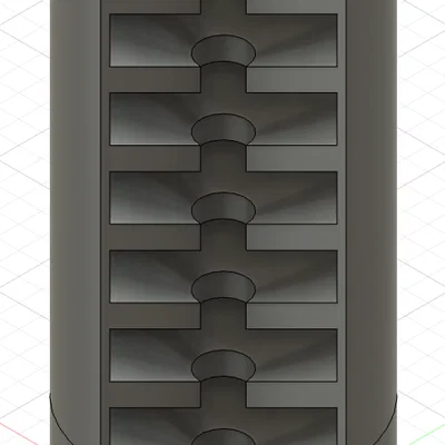 Mô hình ống giảm thanh 3D cho Novritsch SSG96 cực chất