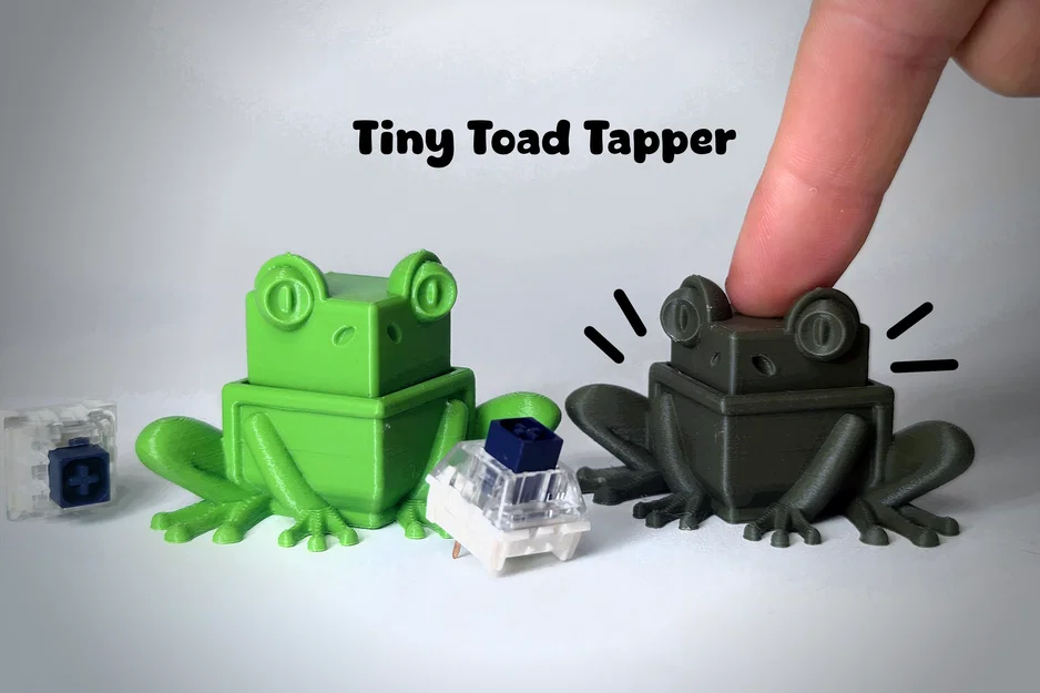 Tiny Toad Tapper – Đồ chơi fidget dùng switch MX - Image 1