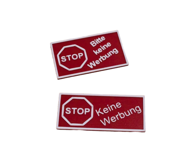 Bảng “Keine Werbung” cho hộp thư (Briefkasten) - Image 1