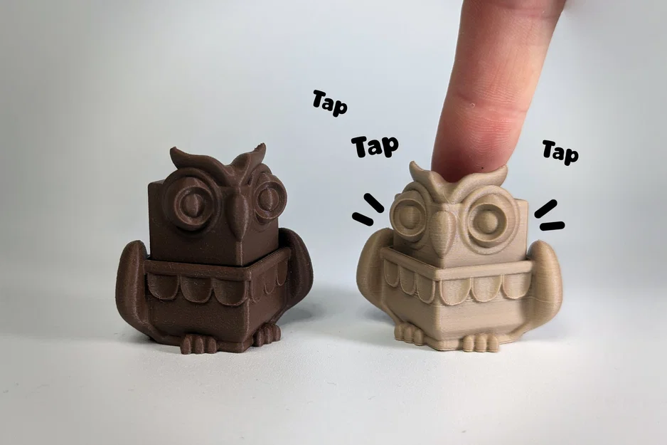 Tiny Owl Tapper! – Đồ chơi fidget dùng MX switch - Image 2