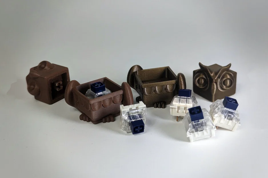 Tiny Owl Tapper! – Đồ chơi fidget dùng MX switch - Image 3