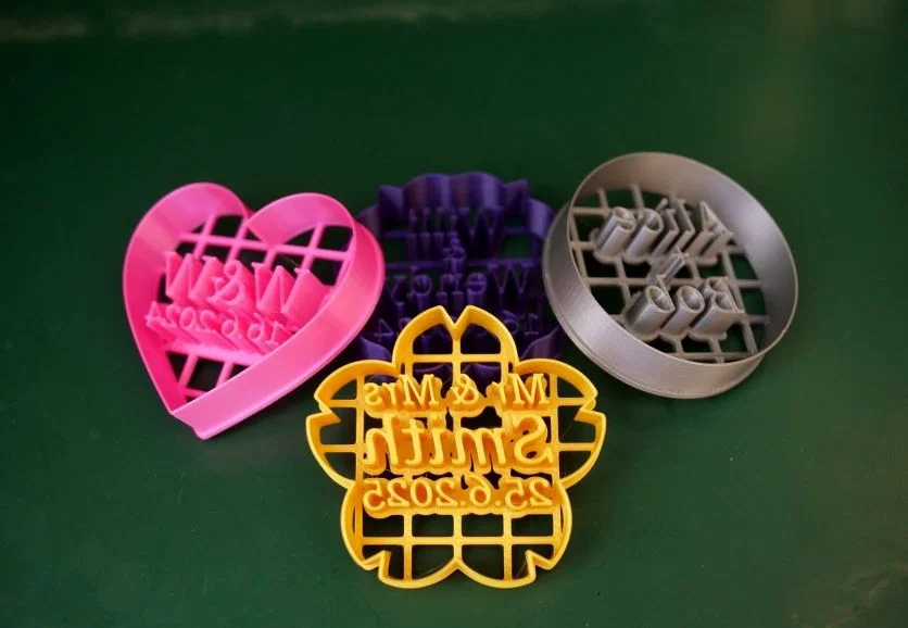Khuôn đóng dấu bánh fondant đám cưới (Wedding fondant cookie stamp) - Image 7