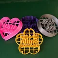 Khuôn đóng dấu bánh fondant đám cưới (Wedding fondant cookie stamp) - Thumbnail 7