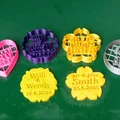 Khuôn đóng dấu bánh fondant đám cưới (Wedding fondant cookie stamp) - Thumbnail 10