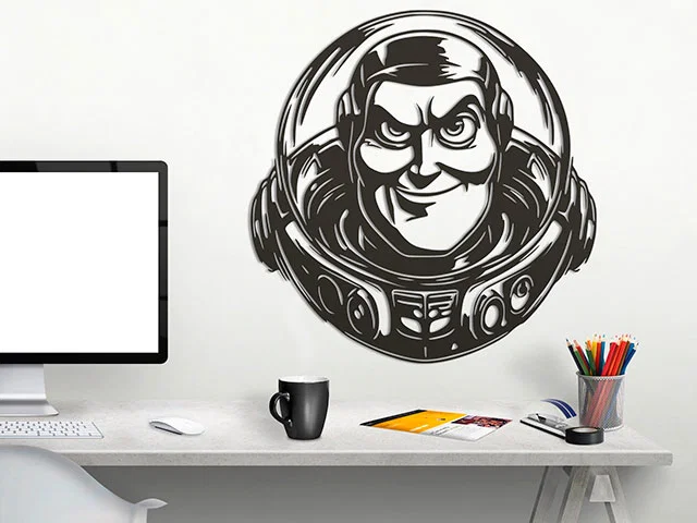 Mô hình treo tường Buzz Lightyear 3D trang trí phòng độc đáo - Image 1