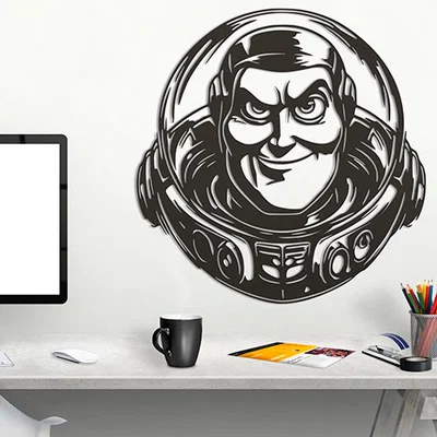 Mô hình treo tường Buzz Lightyear 3D trang trí phòng độc đáo