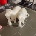 Đèn ngủ hình chồn Ferret - Mô hình in 3D trang trí độc đáo - Thumbnail 3