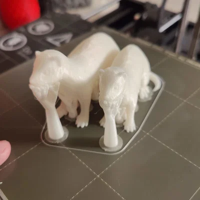 Đèn ngủ hình chồn Ferret - Mô hình in 3D trang trí độc đáo