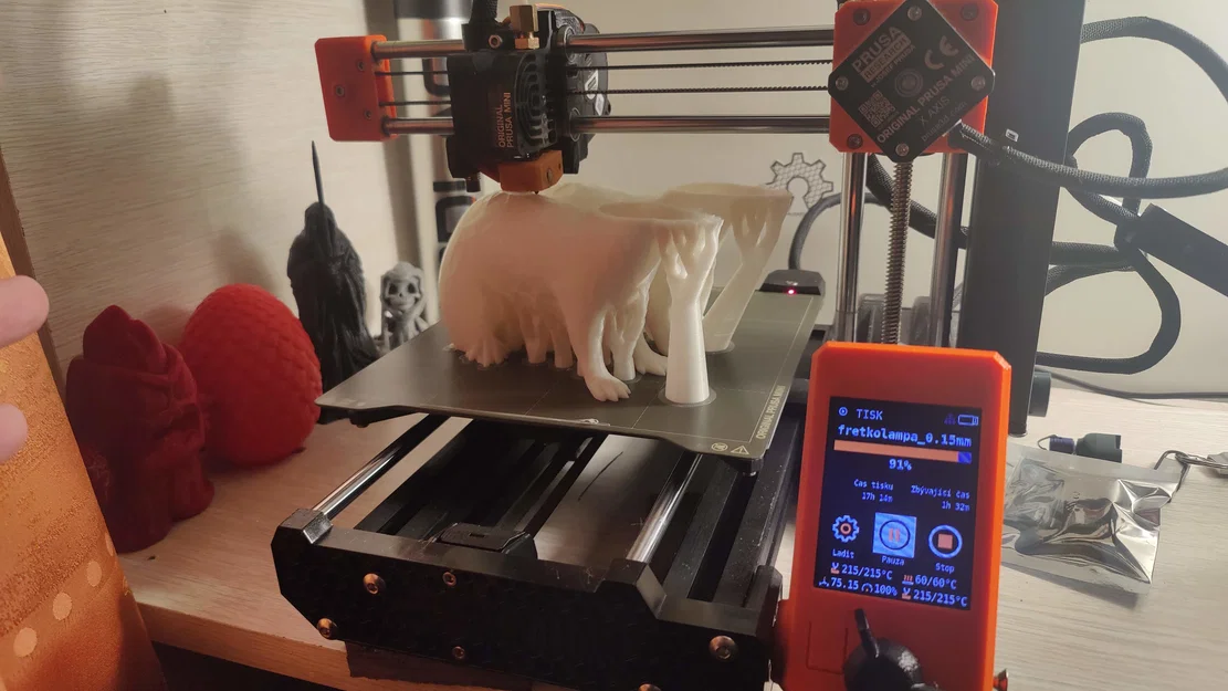 Đèn ngủ hình chồn Ferret - Mô hình in 3D trang trí độc đáo - Image 7