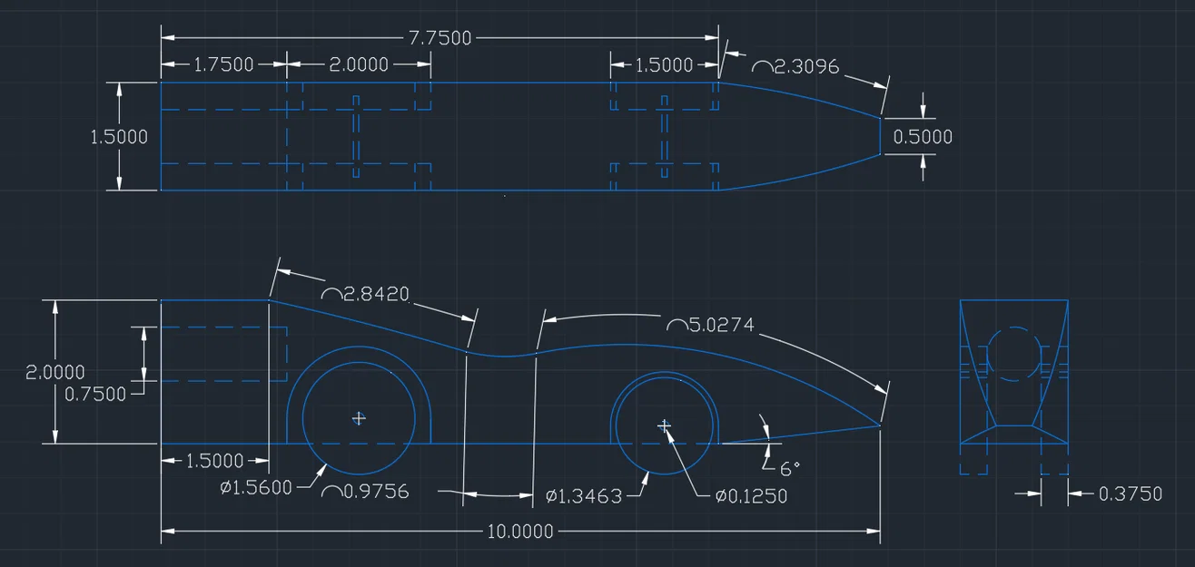 Xe CO2 (Dragster) – CO2 Car/Dragster - Image 5