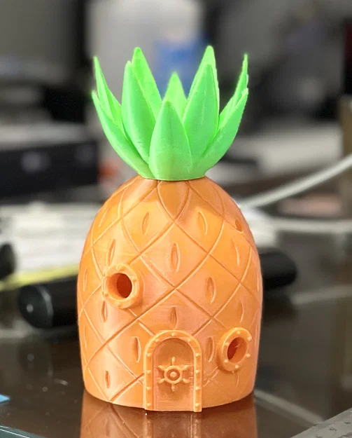 Mô hình trang trí ngôi nhà quả dứa Spongebob in 3D cực đẹp - Image 2