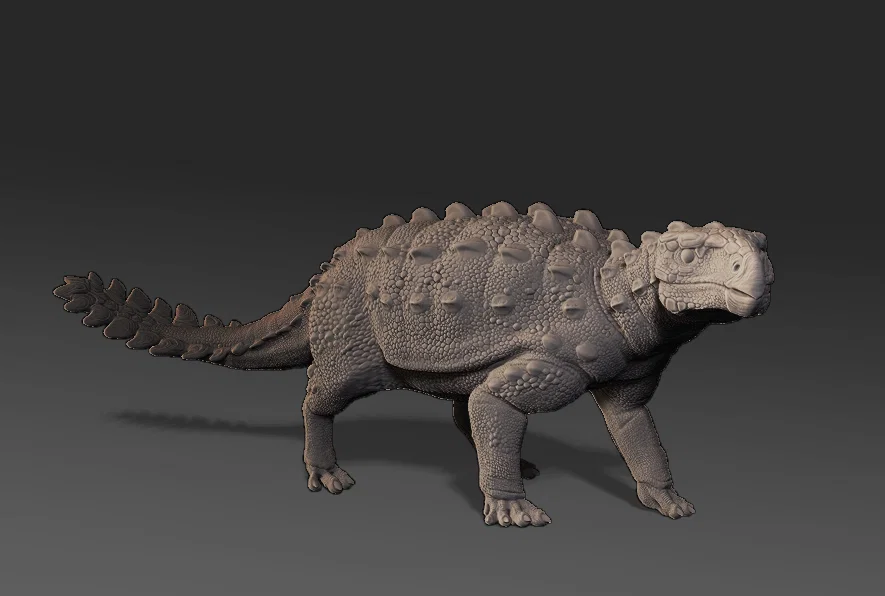 Mô Hình Stegouros Figurine Tỉ Lệ 1:10 - Image 1