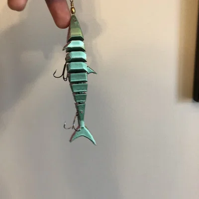 Mồi câu cá Articubait khớp nối - Mô hình in 3D tự thiết kế