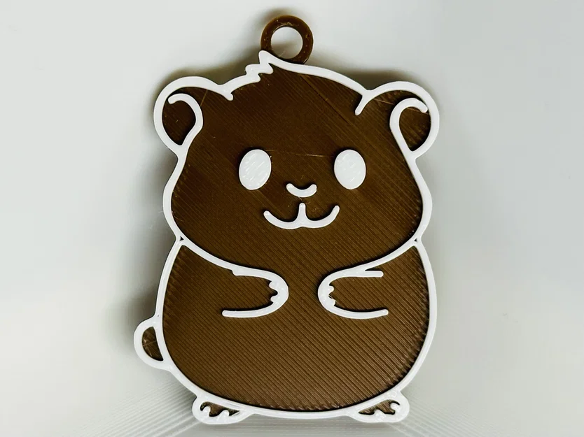 Móc Khóa Hamster Dễ Thương (Cute Hamster Keychain) - Image 1