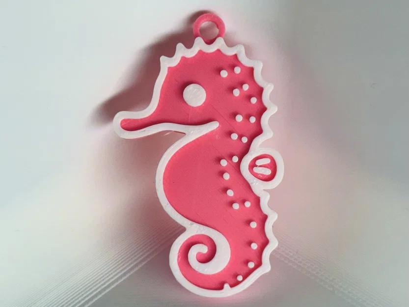 Móc Khóa Cá Ngựa Dễ Thương (Cute Seahorse Keychain) - Image 1