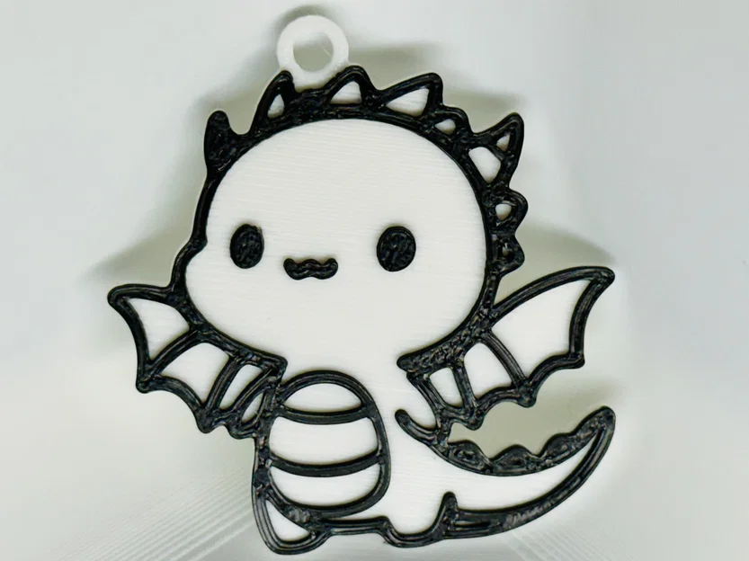 Móc Khóa Rồng Dễ Thương (Cute Dragon Keychain) - Image 1