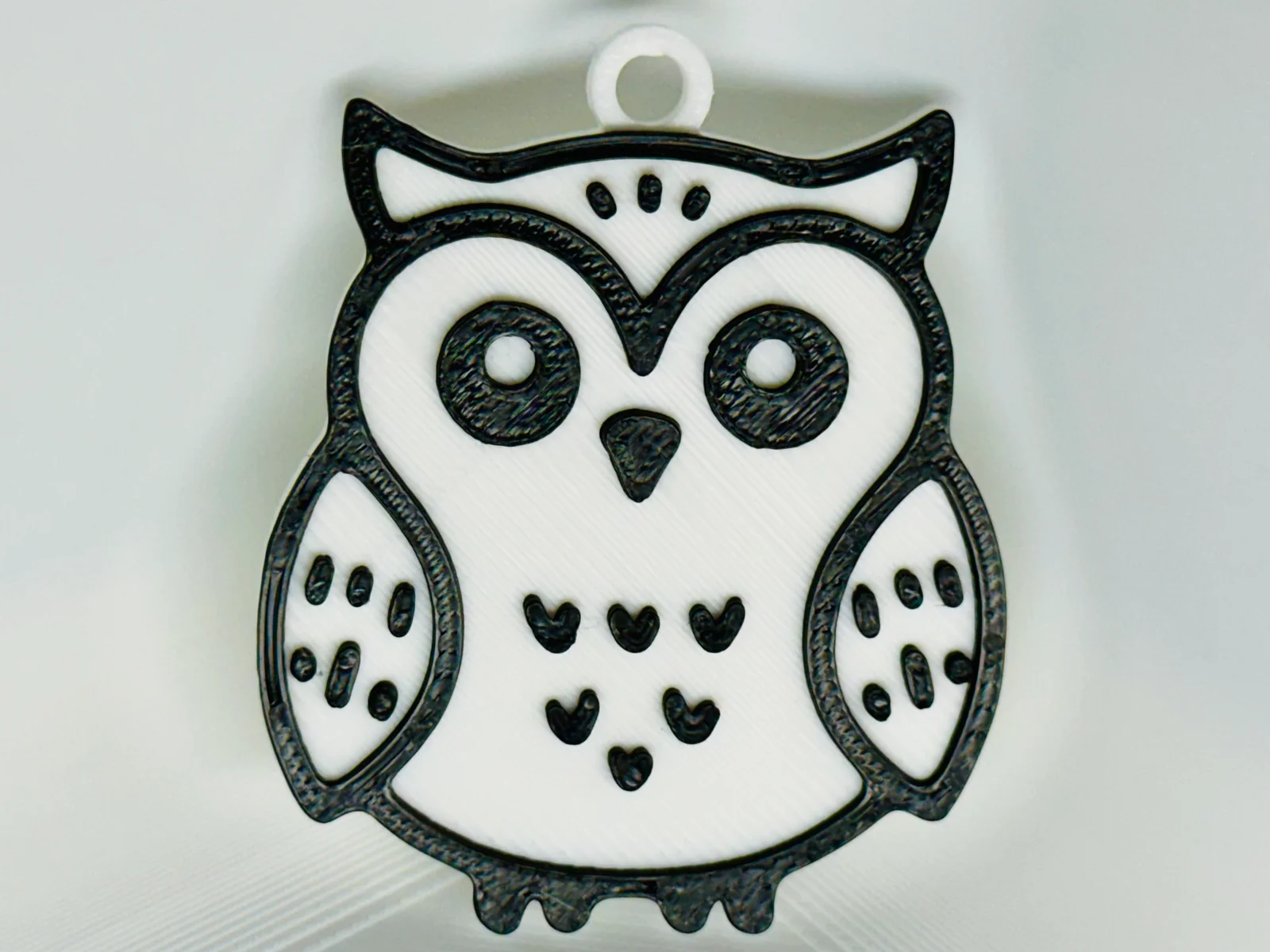 Móc khóa cú dễ thương (Cute Owl Keychain) 1