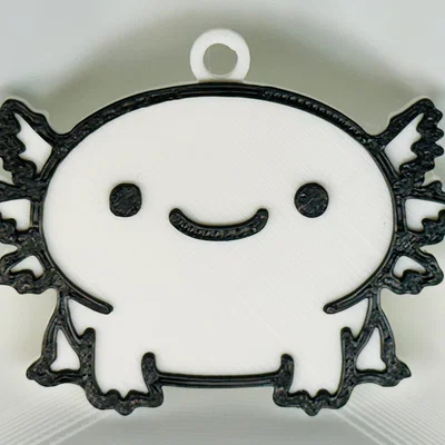 Móc Khóa Axolotl Dễ Thương (Cute Axolotl Keychain)