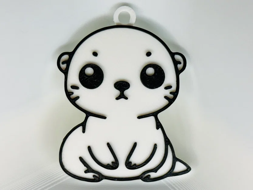 Móc Khóa Rái Cá Dễ Thương (Cute Otter Keychain) - Image 1