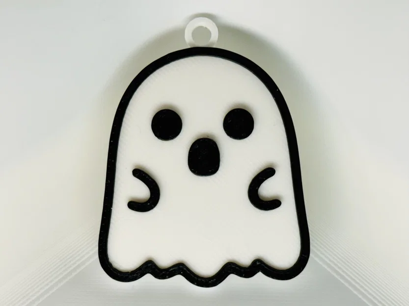 Móc Khóa Ma Giật Mình (Spooked Ghost Keychain) - Image 1