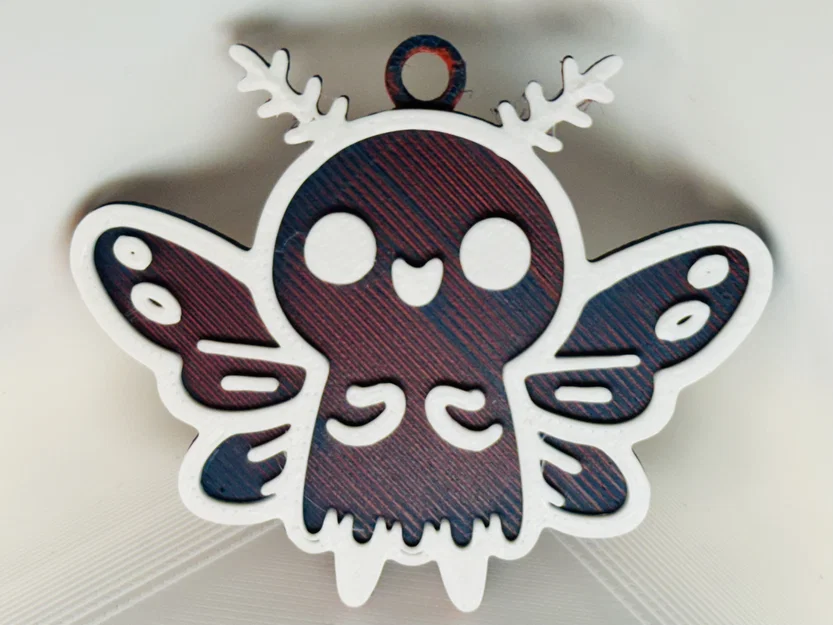 Móc khóa Mothman Dễ Thương (Cute Mothman Keychain) - Image 1