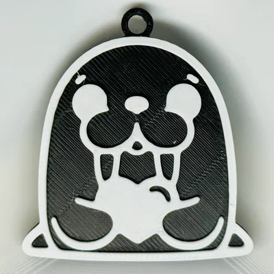 Móc khóa Hải Mã Cầm Trái Tim (Walrus with a Heart Keychain)