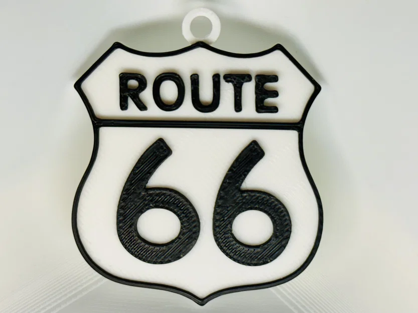 Móc Khóa Route 66 (Route 66 Keychain) - Image 1