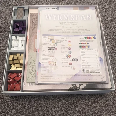 Wyrmspan Organizer (Insert sắp xếp hộp Wyrmspan)