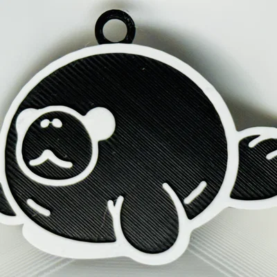 Móc Khóa Manatee Squishy (Squishy Manatee Keychain)