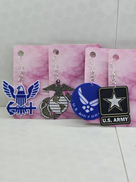 Bông tai quân đội (US Army, Navy, Marine và Airforce) - Image 1
