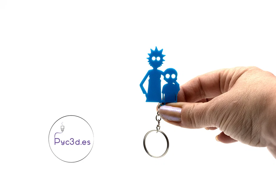 Móc khóa RICK AND MORTY (Rick and Morty Keychain) - Image 1