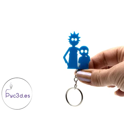 Móc khóa RICK AND MORTY (Rick and Morty Keychain)